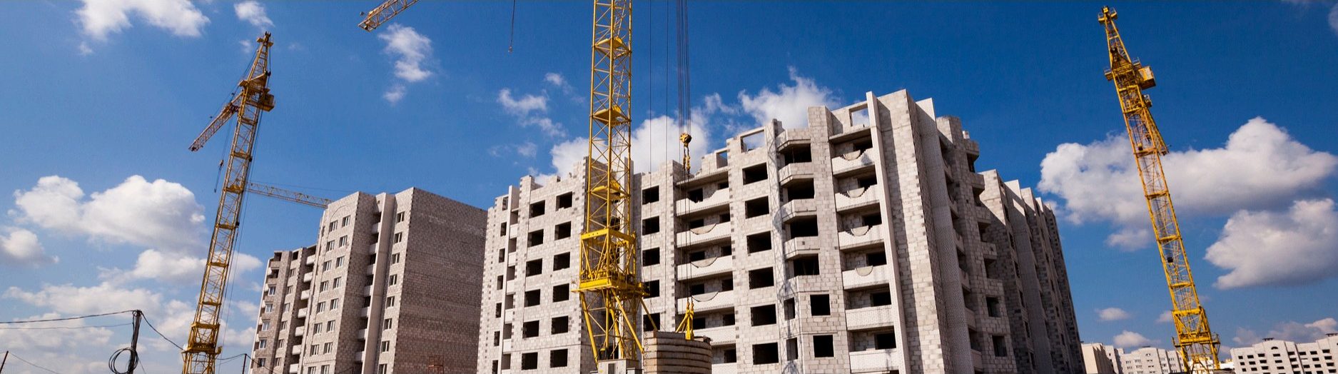 Buildings under construction